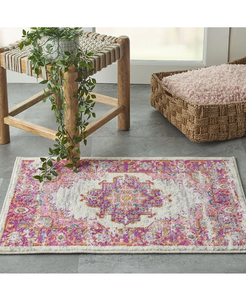 Long Street Looms Zeal ZEA03 Ivory 1'10" x 2'10" Area Rug