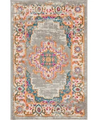 Long Street Looms Zeal ZEA03 Gray 1'10" x 2'10" Area Rug
