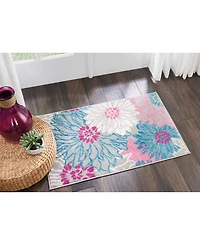 Long Street Looms Zeal ZEA17 Gray 1'10" x 2'10" Area Rug