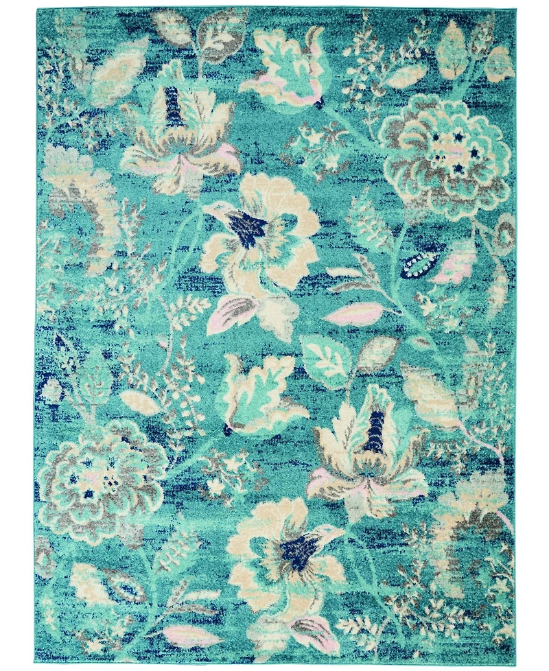 Long Street Looms Peace PEA02 5'3" x 7'3" Area Rug