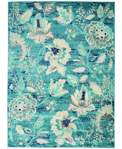 Long Street Looms Peace PEA02 5'3" x 7'3" Area Rug