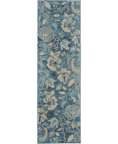 Long Street Looms Peace PEA02 2'3" x 7'3" Runner Rug