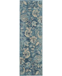 Long Street Looms Peace PEA02 2'3" x 7'3" Runner Rug