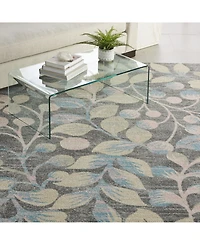 Long Street Looms Peace PEA03 Gray 8' x 10' Area Rug