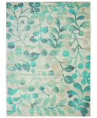 Long Street Looms Peace PEA03 Ivory 4' x 6' Area Rug