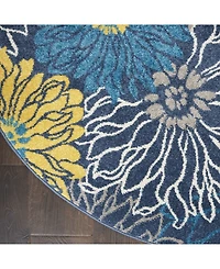 Long Street Looms Zeal ZEA17 4' Round Area Rug