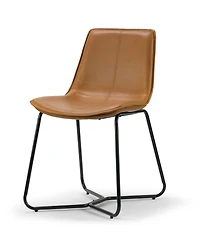 Glamour Home Set of 2 Amery Iron Frame Vintage-like Dining Chair