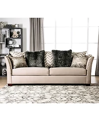 Furniture of America Keinisha Upholstered Sofa