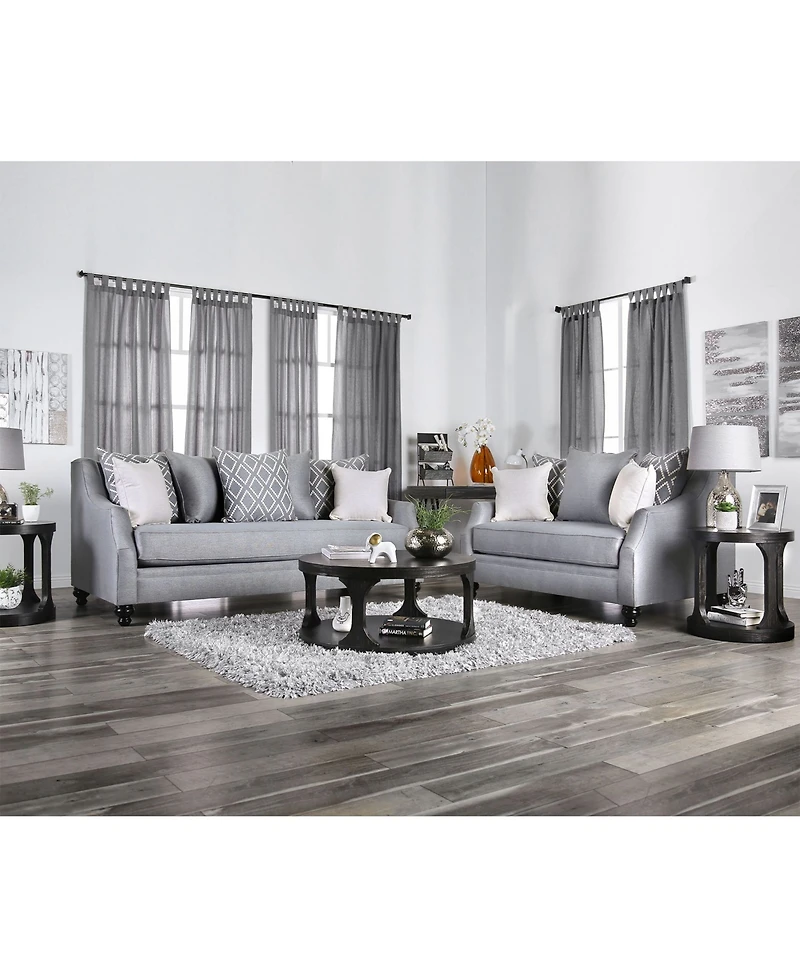 Furniture of America Cameron Park Upholstered Sofa