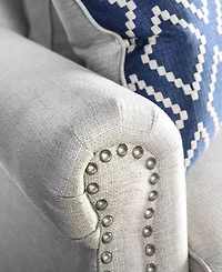 Furniture of America Ben Lomond Upholstered Love Seat