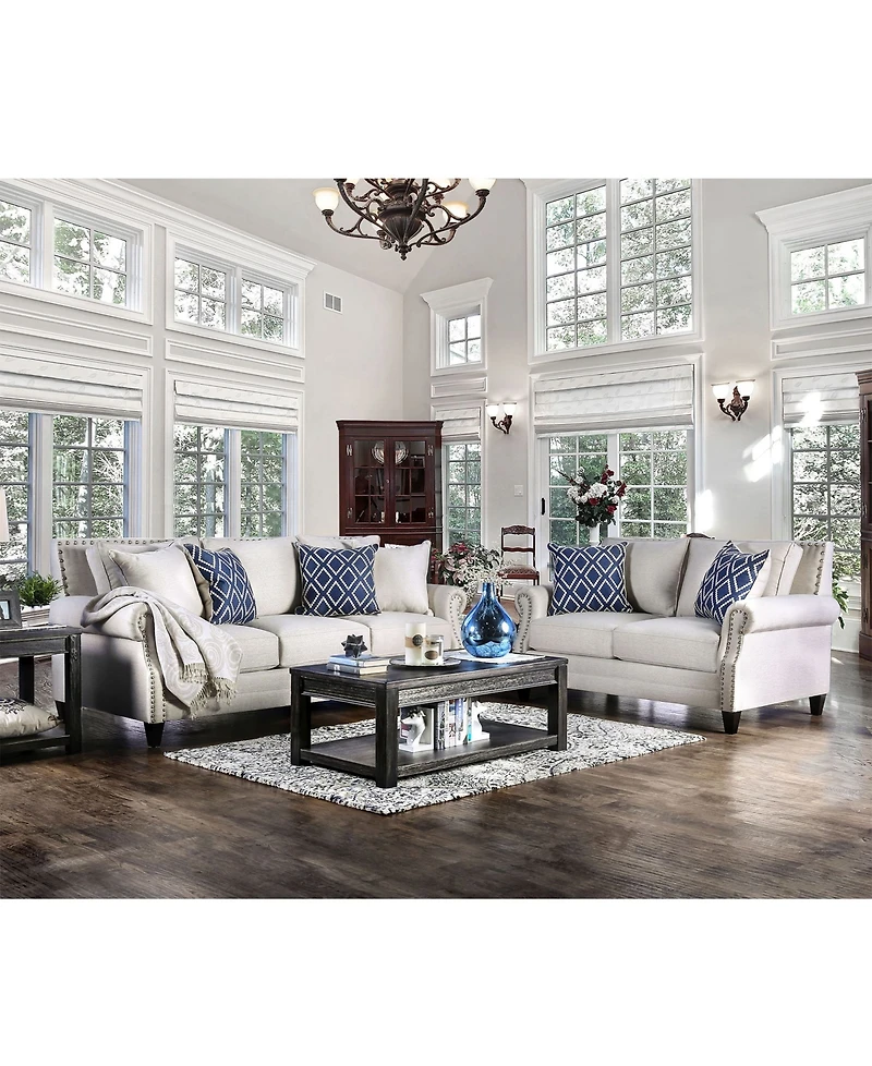 Furniture of America Ben Lomond Upholstered Sofa
