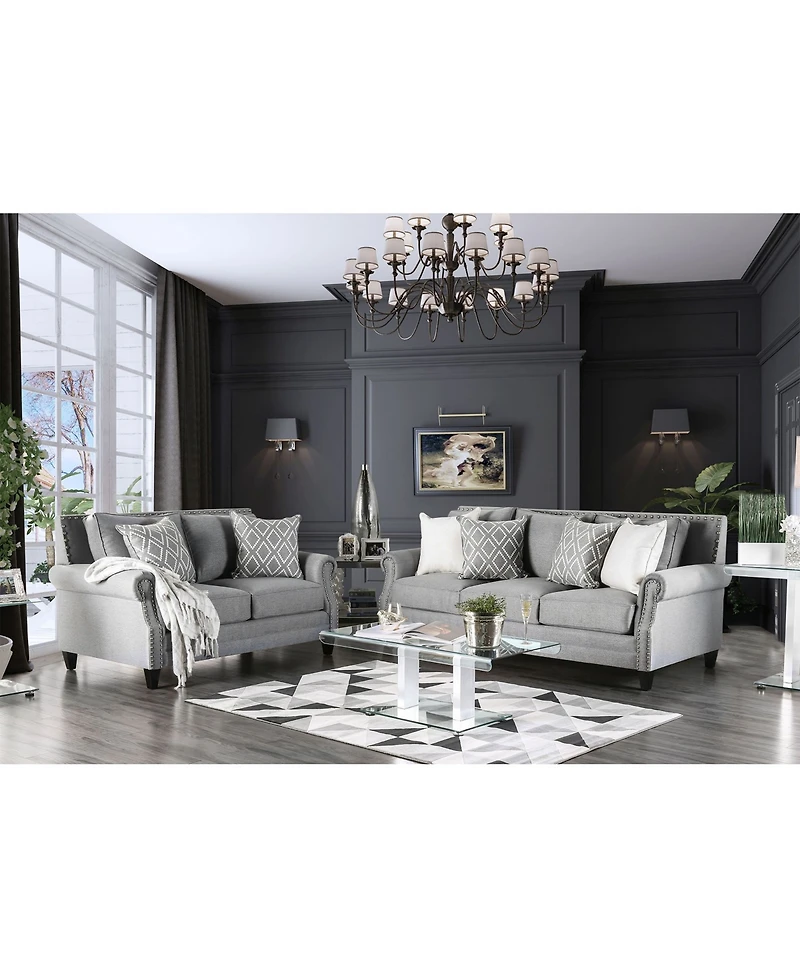 Furniture of America Ben Lomond Upholstered Sofa