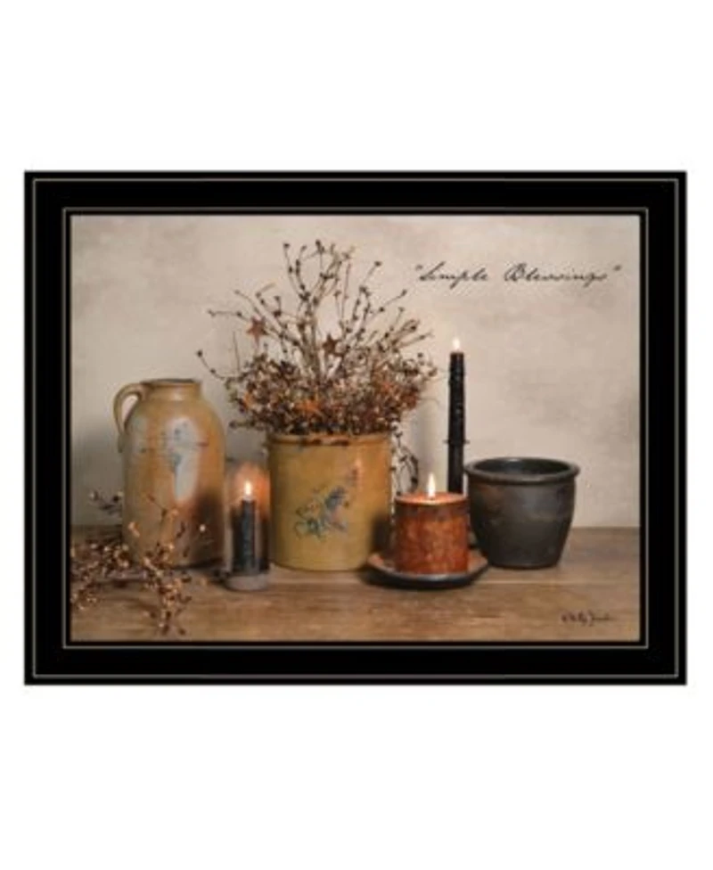 Trendy Decor 4u Simple Blessings By Billy Jacobs Ready To Hang Framed Print Collection