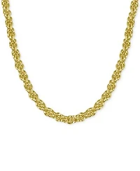 Now This Rope Link Chains In Gold Or Silver Plate In 18 Or 24