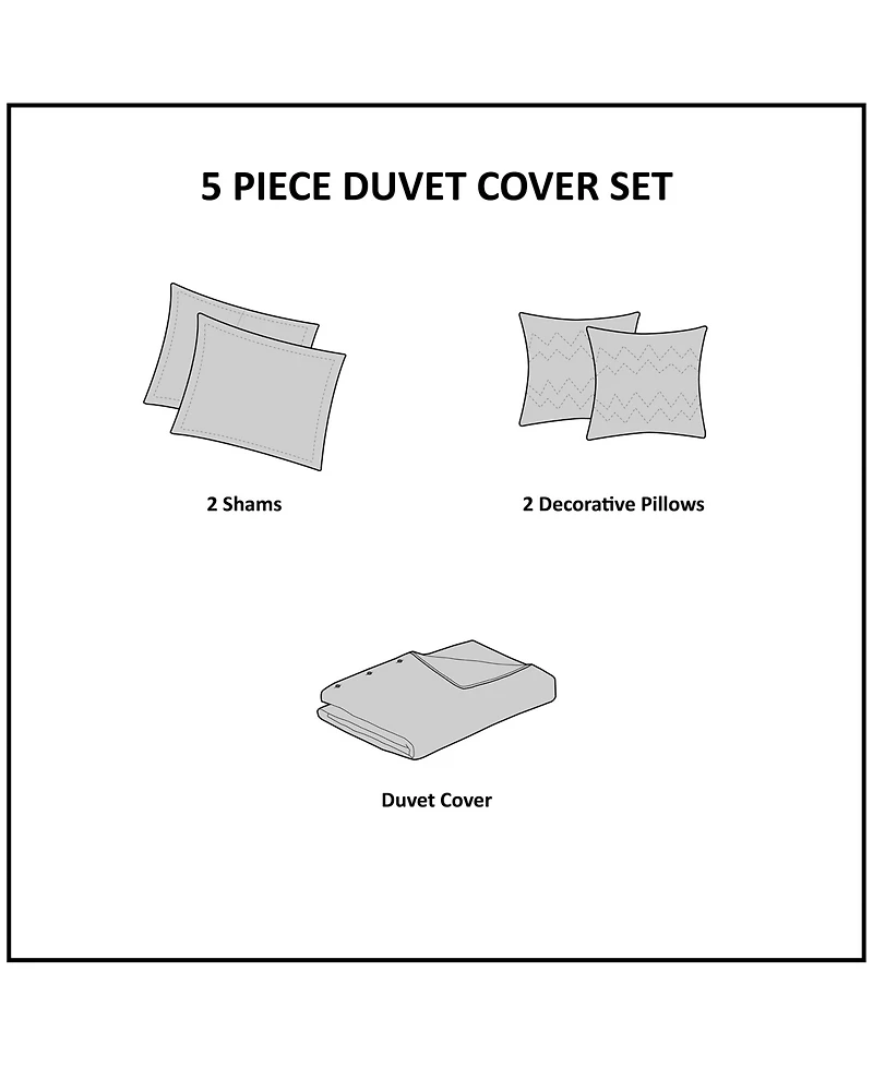 Harbor House Coastline 5-Pc. Duvet Cover Set