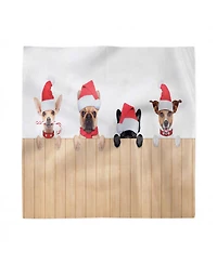 Ambesonne Christmas Set of 4 Napkins
