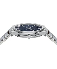 Ferragamo Men's Swiss Sapphire Stainless Steel Bracelet Watch 41mm