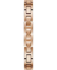 Guess Women's Rose Gold-Tone Stainless Steel Semi-Bangle Bracelet Watch 30mm