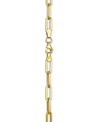 Italian Gold Paperclip Link 24" Chain Necklace in 14k Gold