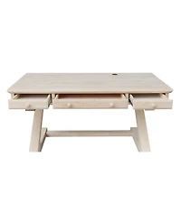 International Concepts Executive Desk with Zosiac Base