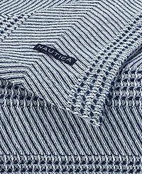 Nautica Chevron Stripe Yarn Dye Cotton Blanket, King