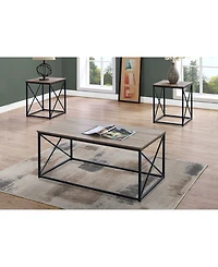 Monarch Specialties Table Set - 3 Piece Set