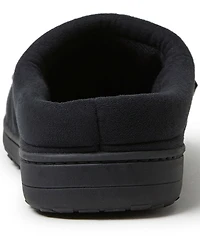 Dearfoams Men's Brendan Perforated Moccasin Toe Clog House Shoe Slipper