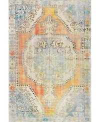 Nuloom Collina Milana Medallion Faded Orange Area Rug