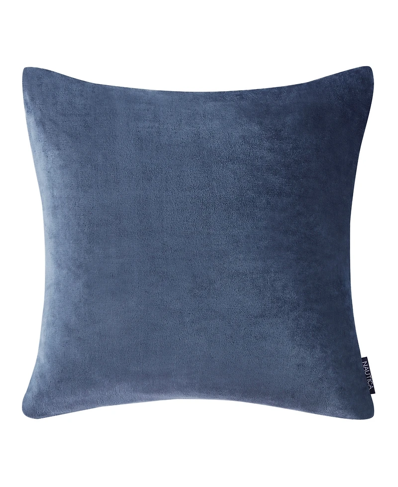 Closeout! Nautica Solid Ultra Soft Plush Fleece Sham, European