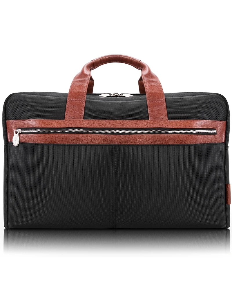 McKlein Wellington 21" Two-Tone Dual-Compartment Laptop Tablet Carry-All Duffel