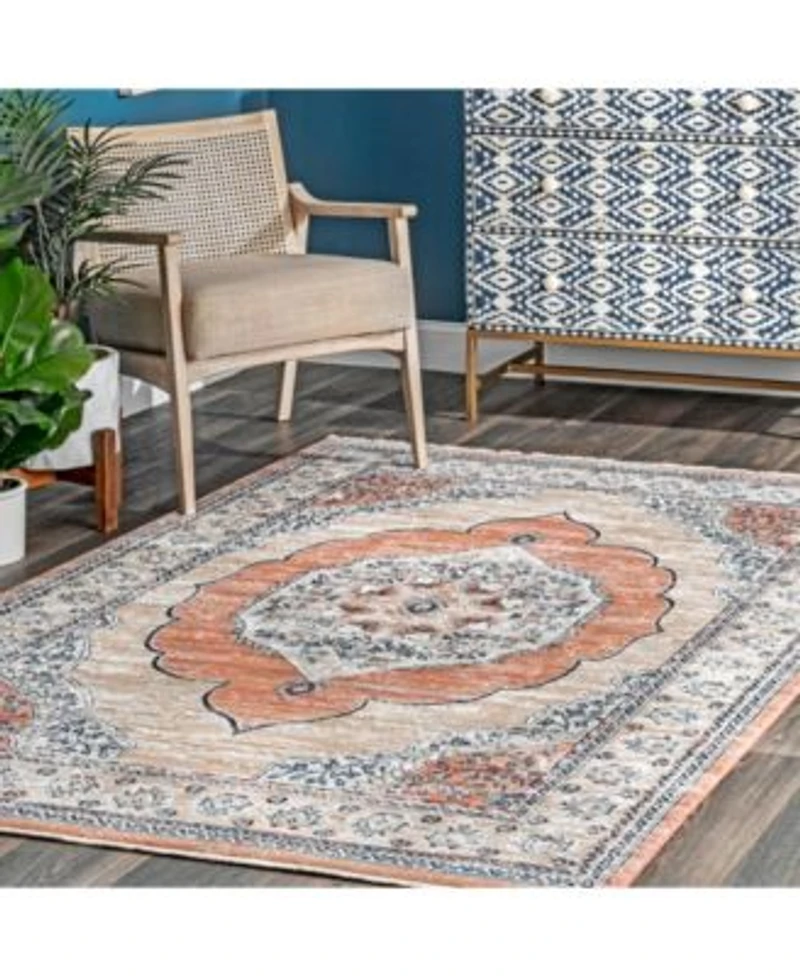 Nuloom Selina Noreen Oriental Beige Area Rug