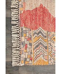 nuLoom Ingadi Flatweave Hermina Tribal Multi 5' x 8' Area Rug