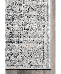 nuLoom Entice Matisse Distressed Vintage-Inspired Blue 5'3" x 7'7" Area Rug