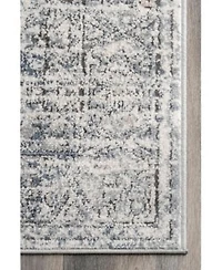 Nuloom Entice Matisse Distressed Vintage Inspired Blue Area Rug