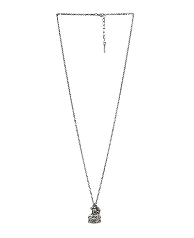 Mr Ettika Plated Ox Chain Buddha Necklace