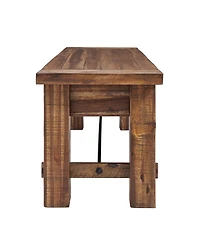 Alaterre Furniture Durango Wood Entryway and Dining Bench