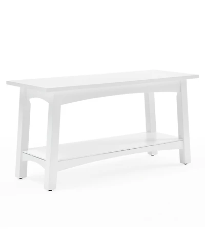 Alaterre Furniture Craftsbury Wood Entryway Bench
