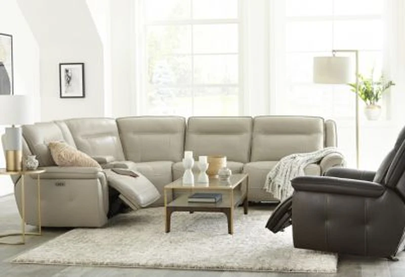 Lenardo Leather Sectional Power Motion Recliner Collection Created For Macys
