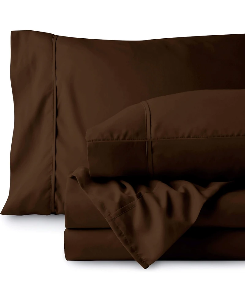 Bare Home Ultra-Soft Double Brushed Sheet Set
