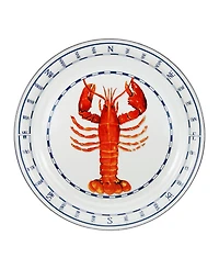 Golden Rabbit Lobster Enamelware Large Tray