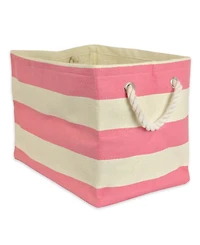 Design Imports Paper Bin Stripe Rectangle Large