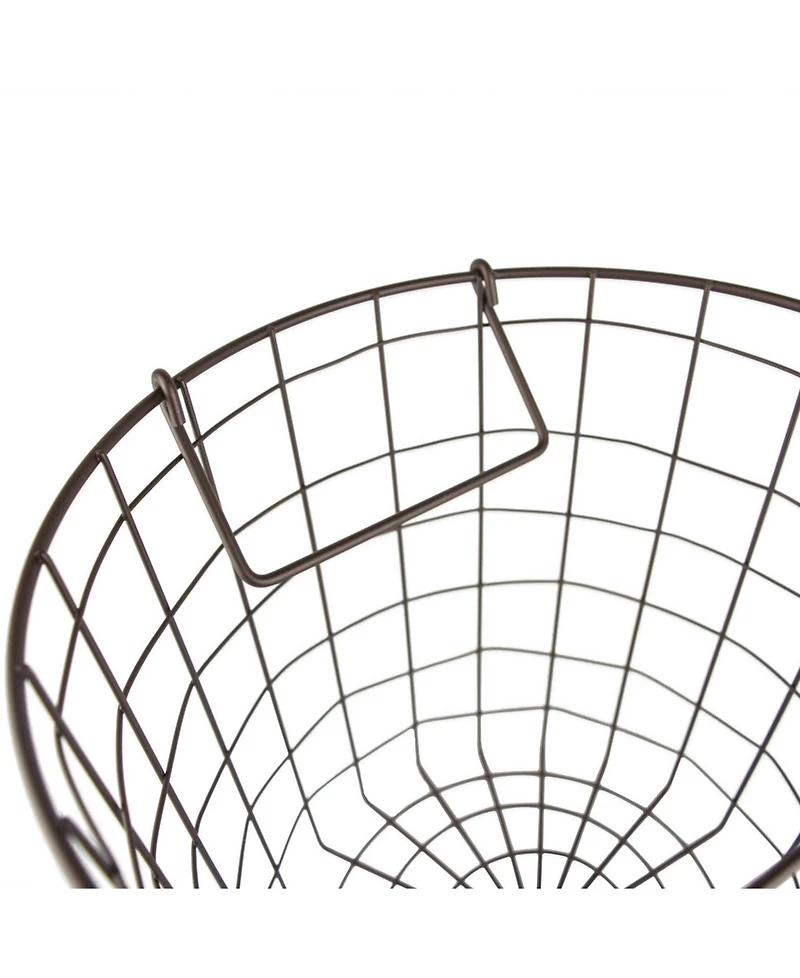 Design Imports Metal Basket Round Small