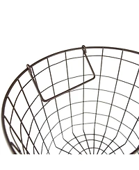 Design Imports Metal Basket Round Small