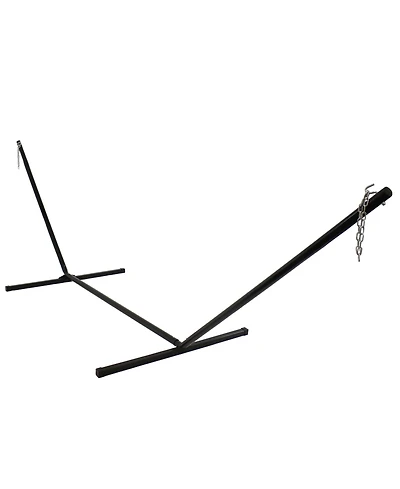 Large 2-Person Hammock Stand with Heavy-Duty Steel Beam Construction