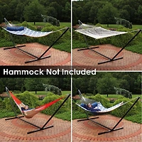 Large 2-Person Hammock Stand with Heavy-Duty Steel Beam Construction
