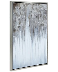 Empire Art Direct Iceberg Textured Metallic Hand Painted Wall Art by Martin Edwards, 40" x 30" x 1.5"