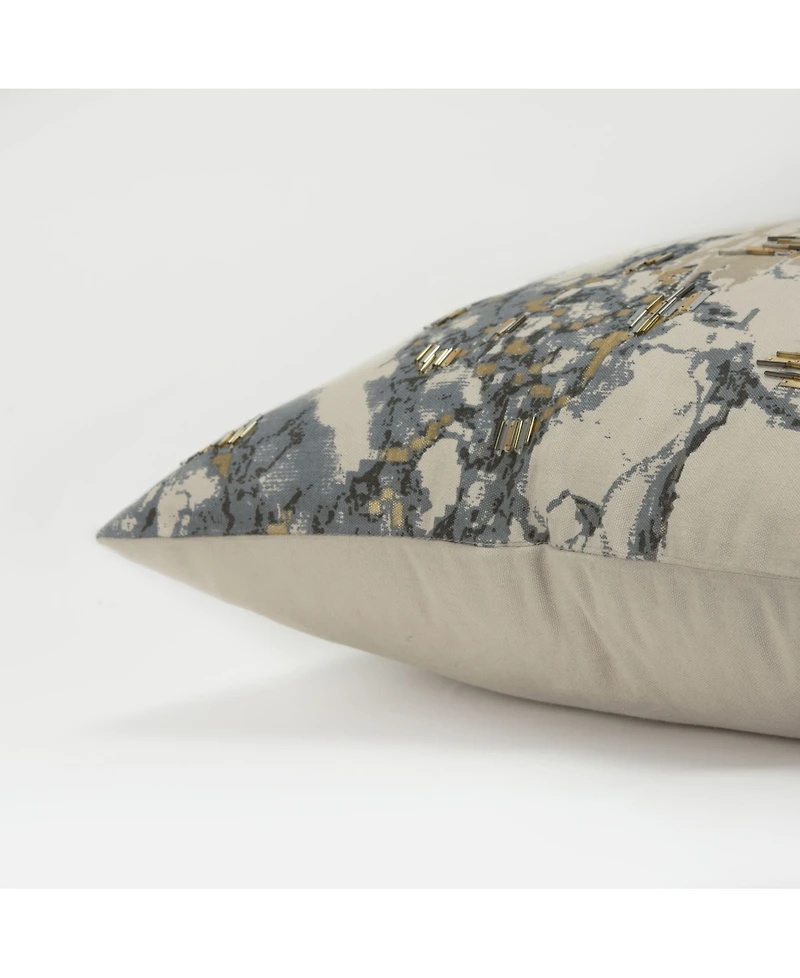 Rizzy Home Abstract Polyester Filled Decorative Pillow, 20" x 20"