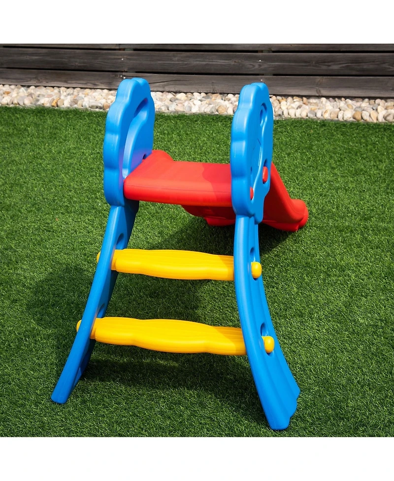 Children Kids Junior Folding Climber Play Slide Indoor Outdoor Toy Easy Store