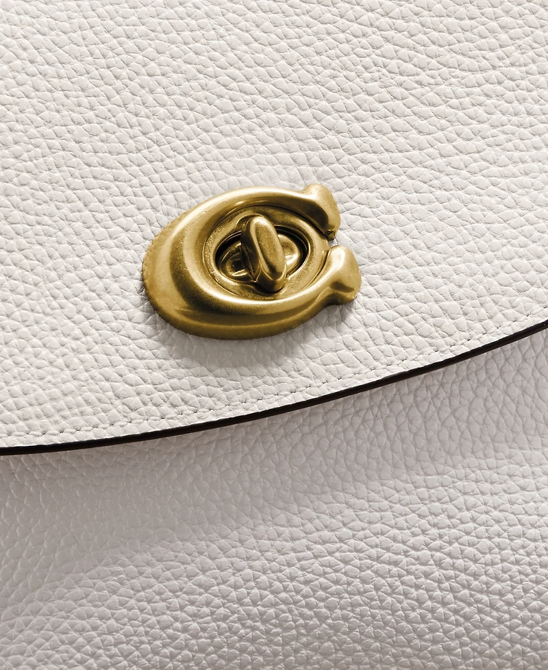 Coach Polished Pebbled Leather Cassie Crossbody 19