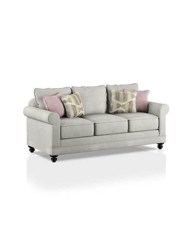 Furniture of America Cohassette Upholstered Sofa